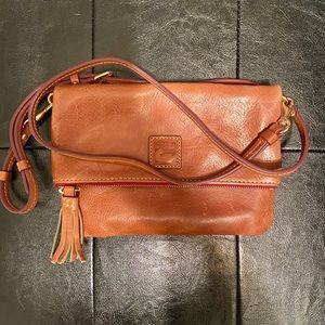 Dooney & Bourke Crossbody Leather fold over Clutch